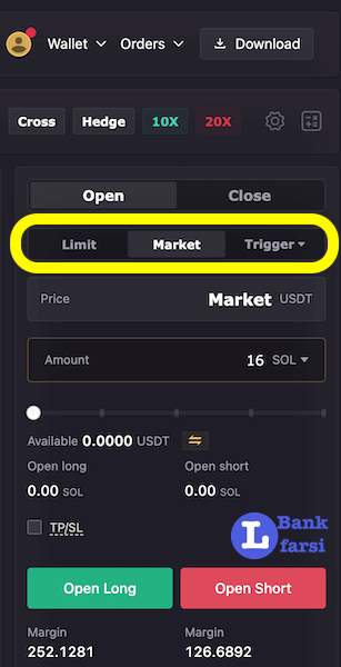 انواع معاملات فیوچرز