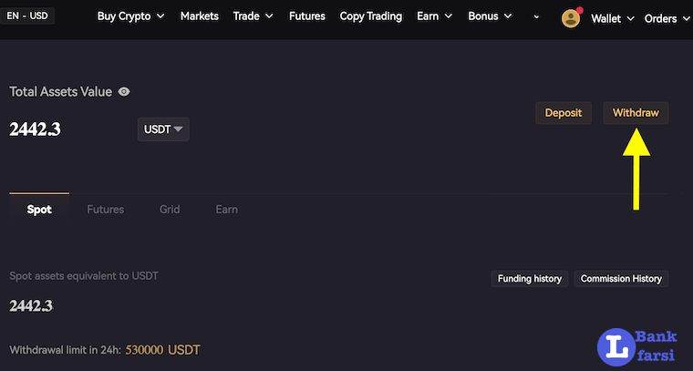 ورود به بخش برداشت
