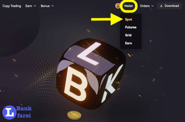 ورود به بخش واریز