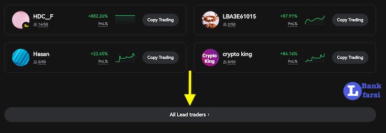 مشاهده همه تریدرها