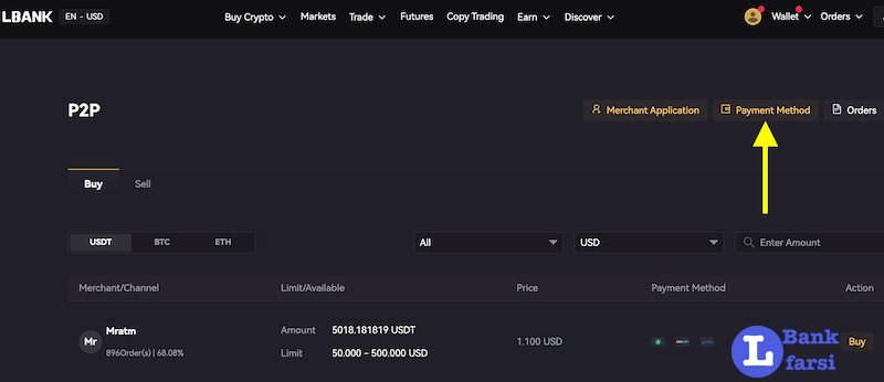 انتخاب روش پرداخت