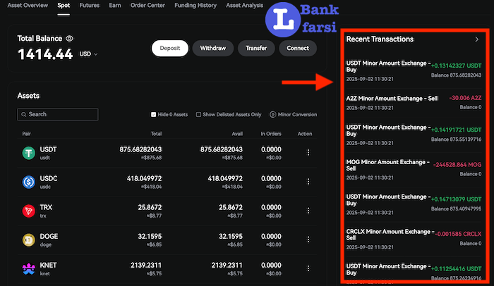 بررسی تراکنش های خرد